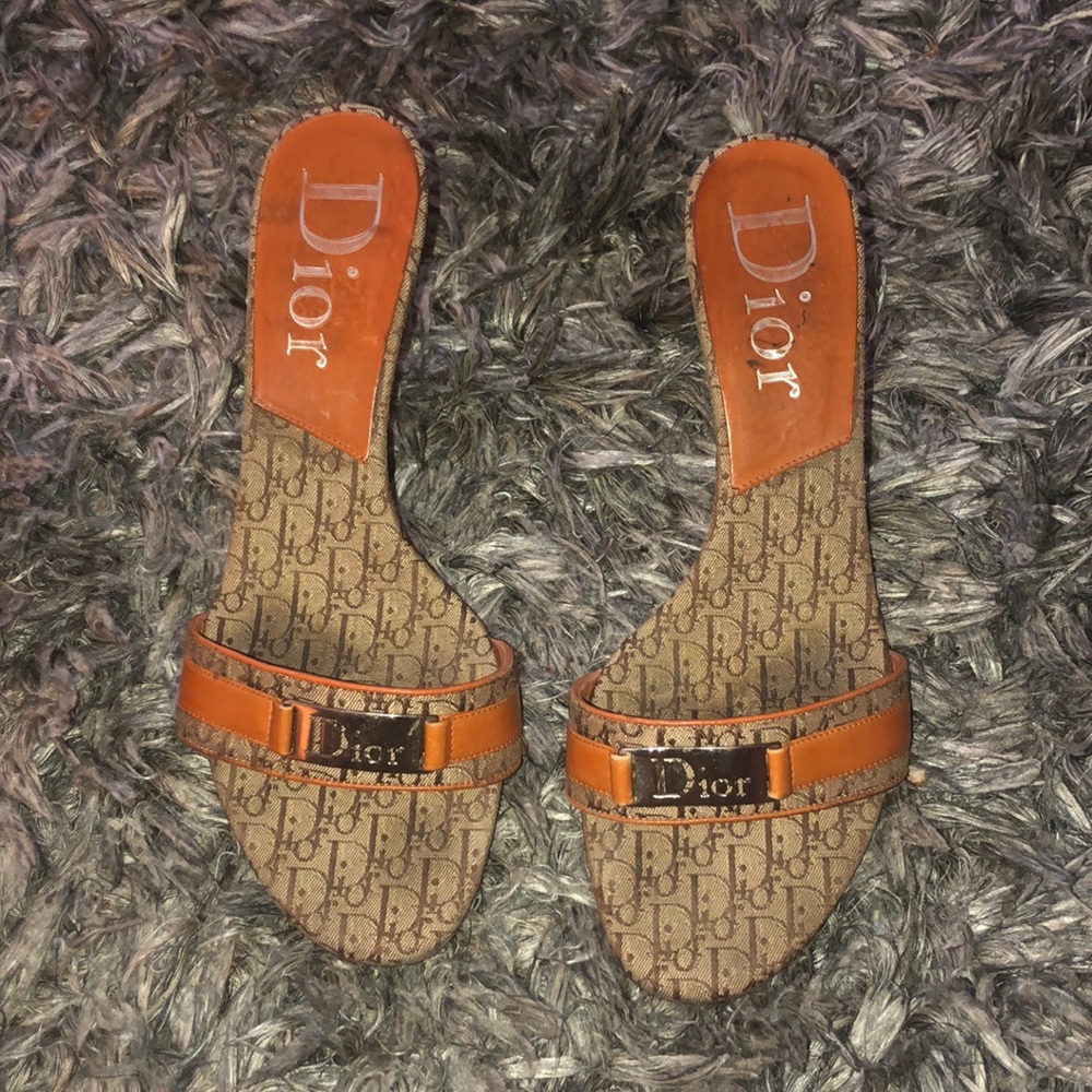 sale! Vintage DIOR logo heels